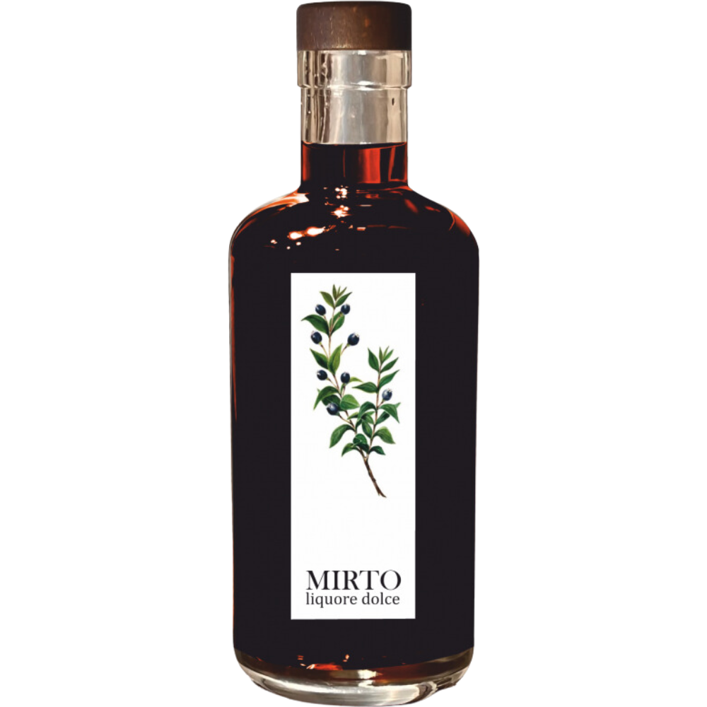 Liquore Dolce Mirto di Sardegna della Distilleria Numa